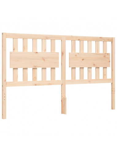 Giroletto con Testiera King Size in Legno Massello