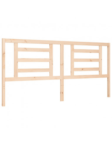 Giroletto con Testiera 200x200 cm in Legno Massello