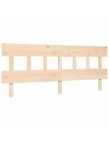 Giroletto con Testiera 200x200 cm in Legno Massello