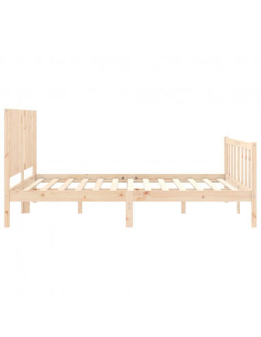 Giroletto con Testiera 160x200 cm in Legno Massello