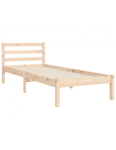 Giroletto con Testiera 90x200 cm in Legno Massello