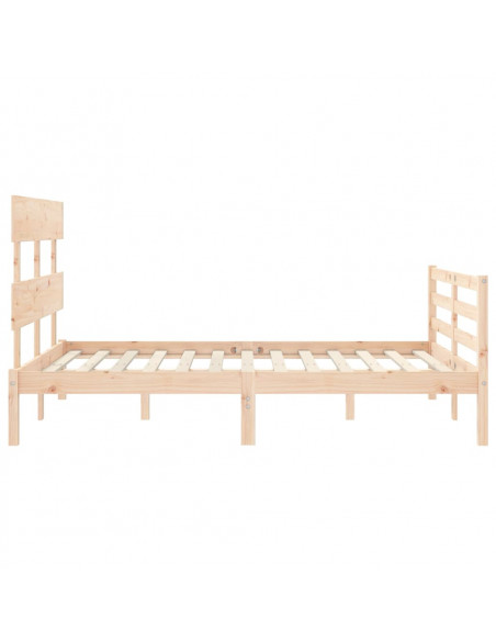 Giroletto con Testiera 140x200 cm in Legno Massello