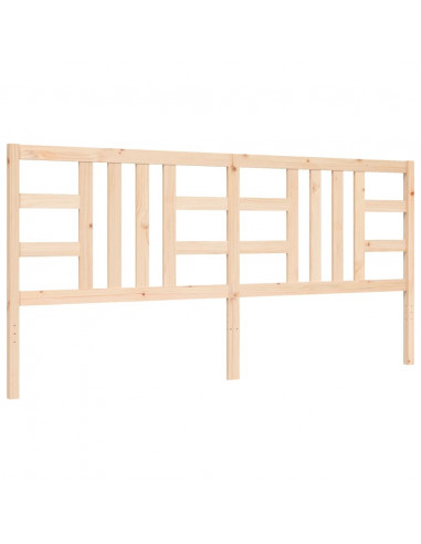 Giroletto con Testiera 200x200 cm in Legno Massello