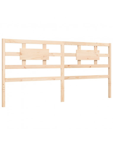 Giroletto con Testiera 200x200 cm in Legno Massello