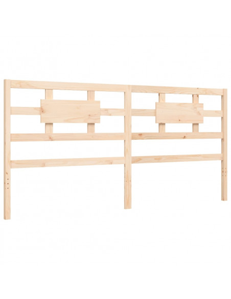 Giroletto con Testiera 200x200 cm in Legno Massello