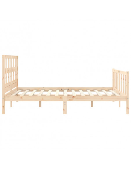 Giroletto con Testiera 160x200 cm in Legno Massello