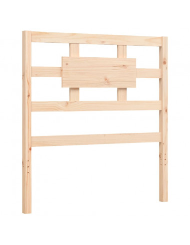 Giroletto con Testiera 90x200 cm in Legno Massello