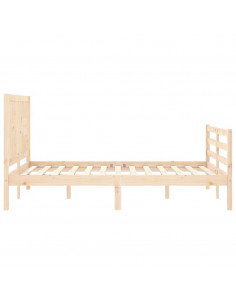 Giroletto con Testiera 100x200 cm in Legno Massello 2