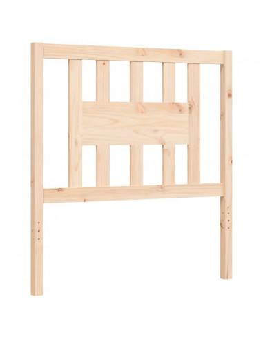 Giroletto con Testiera 90x200 cm in Legno Massello