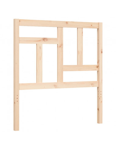 Giroletto con Testiera 90x200 cm in Legno Massello