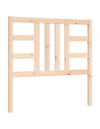 Giroletto con Testiera 90x200 cm in Legno Massello