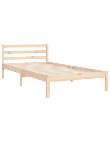 Giroletto con Testiera 90x200 cm in Legno Massello