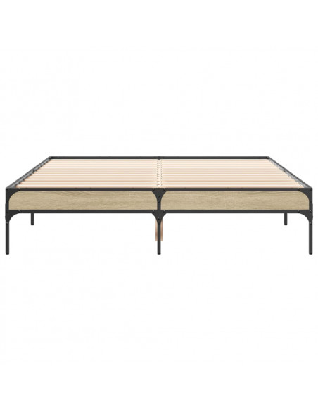 Giroletto Rovere Sonoma 140x190 cm in Legno Multistrato Metallo