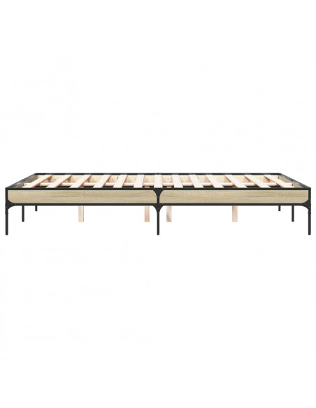 Giroletto Rovere Sonoma 140x190 cm in Legno Multistrato Metallo