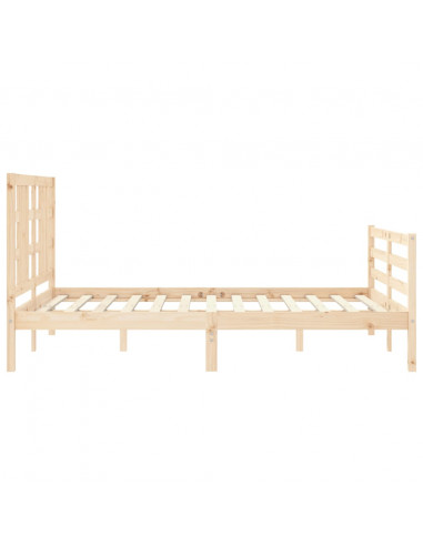 Giroletto con Testiera 160x200 cm in Legno Massello