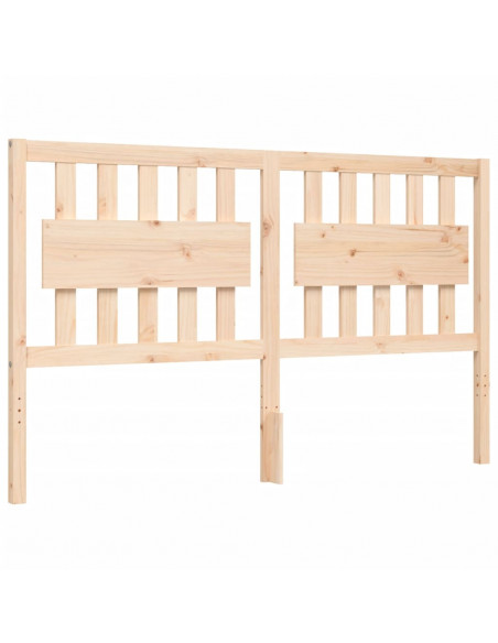 Giroletto con Testiera King Size in Legno Massello