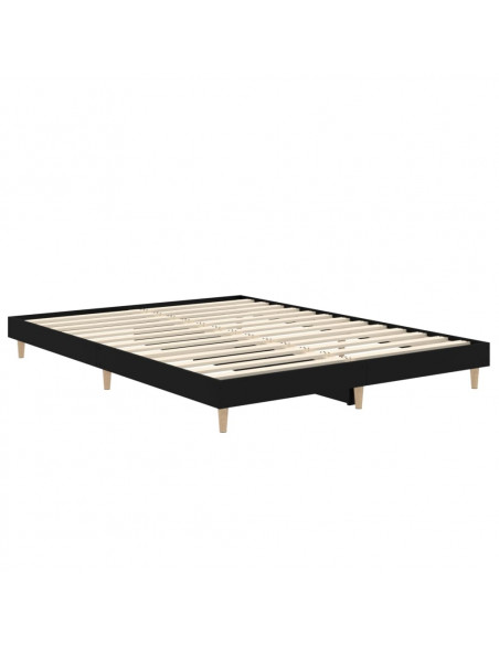 Giroletto Nero 135x190 cm in Legno Multistrato