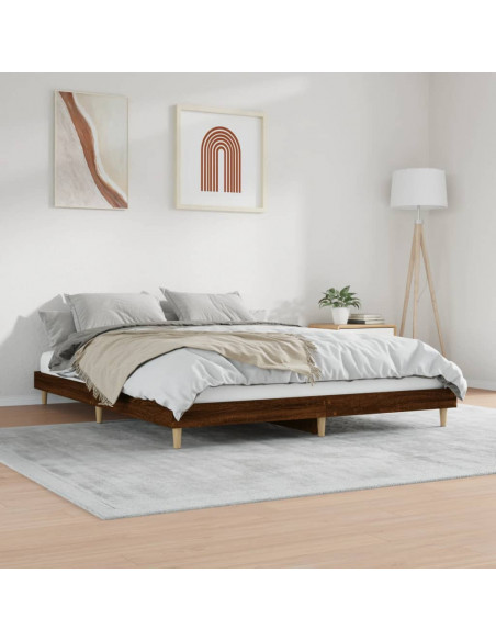Giroletto Rovere Marrone 160x200 cm in Legno Multistrato