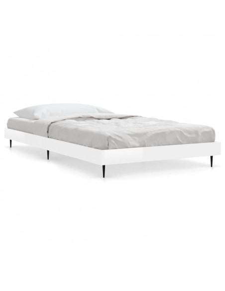 Giroletto Bianco Lucido 90x200 cm in Legno Multistrato