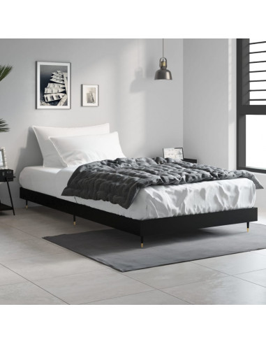 Giroletto Nero 90x200 cm in Legno Multistrato