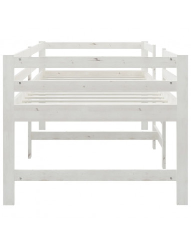 Giroletto Bianco 90x200 cm in Legno Massello di Pino