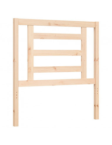 Giroletto con Testiera Single in Legno Massello