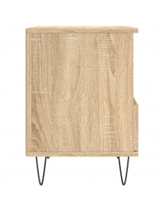 Comodino Rovere Sonoma 40x35x50 cm in Legno Multistrato