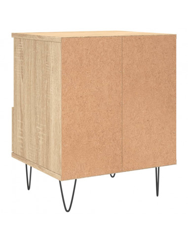 Comodino Rovere Sonoma 40x35x50 cm in Legno Multistrato