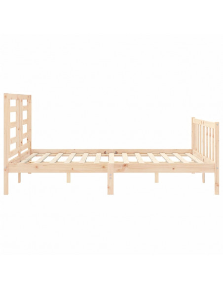 Giroletto con Testiera King Size in Legno Massello