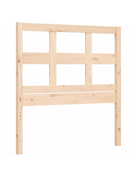 Giroletto con Testiera Single in Legno Massello