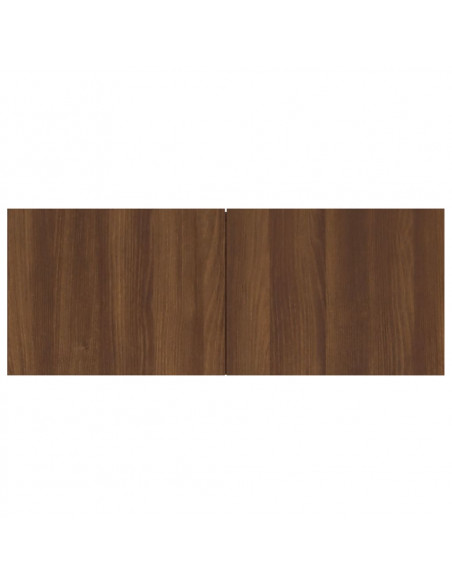 Mobile TV Rovere Marrone 80x30x30 cm Legno Multistrato