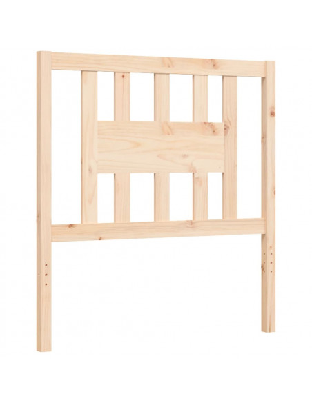 Giroletto con Testiera Single in Legno Massello