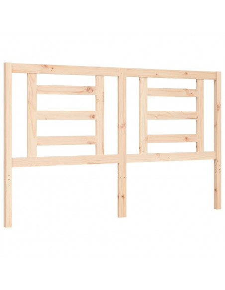 Giroletto con Testiera King Size in Legno Massello