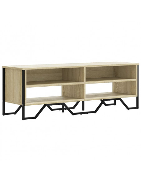 Mobile TV Rovere Sonoma 122x34x41 cm in Legno Multistrato