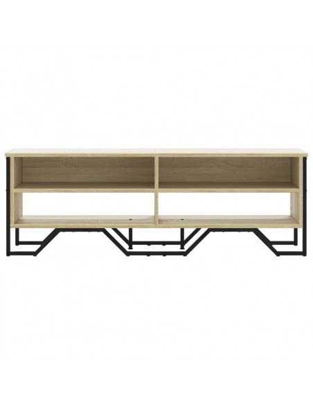 Mobile TV Rovere Sonoma 122x34x41 cm in Legno Multistrato