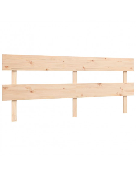 Giroletto con Testiera Super King Size in Legno Massello