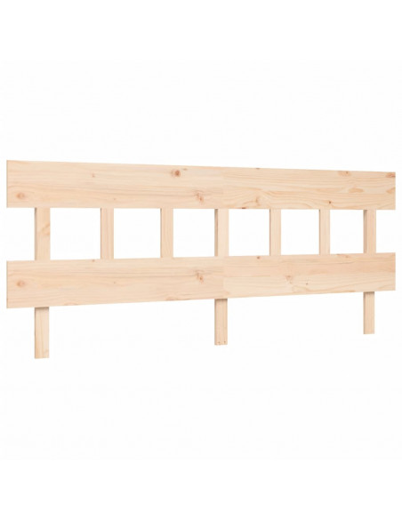 Giroletto con Testiera Super King Size in Legno Massello