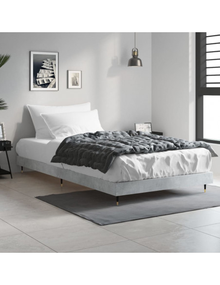 Giroletto Grigio Cemento 90x190 cm in Legno Multistrato