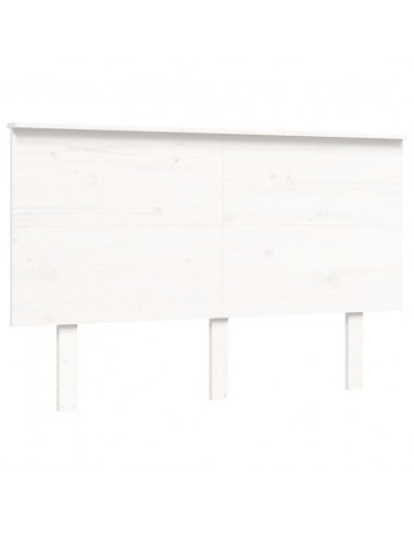 Giroletto con Testiera Bianco Small Double Legno Massello