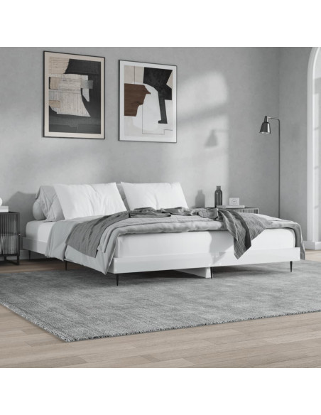 Giroletto Bianco Lucido 140x200 cm in Legno Multistrato