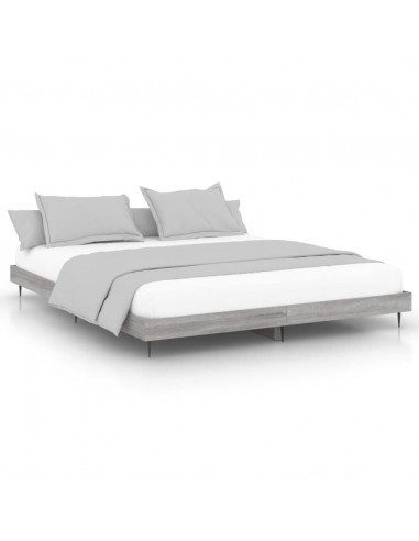 Giroletto Grigio Sonoma 140x200 cm in Legno Multistrato