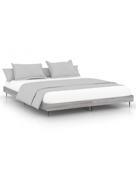 Giroletto Grigio Sonoma 140x200 cm in Legno Multistrato