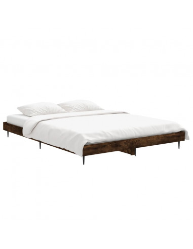 Giroletto senza Materasso Rovere Fumo 140x190 cm in Truciolato