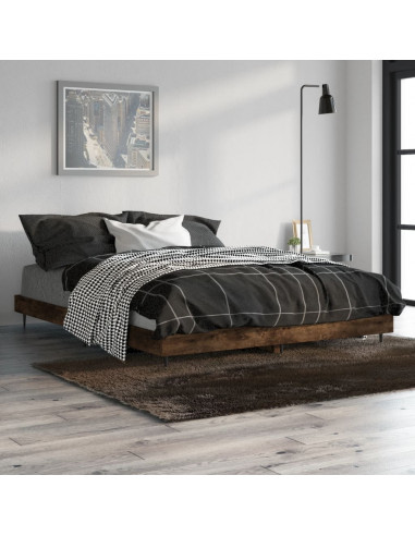 Giroletto senza Materasso Rovere Fumo 140x190 cm in Truciolato