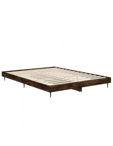 Giroletto senza Materasso Rovere Fumo 140x190 cm in Truciolato