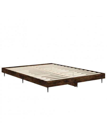 Giroletto senza Materasso Rovere Fumo 140x190 cm in Truciolato