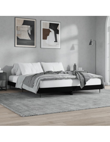 Giroletto Nero 120x200 cm in Legno Multistrato