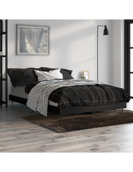 Giroletto Nero 120x190 cm in Legno Multistrato