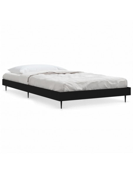 Giroletto Nero 90x190 cm in Legno Multistrato