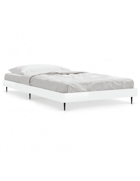 Giroletto Bianco Lucido 90x190 cm in Legno Multistrato